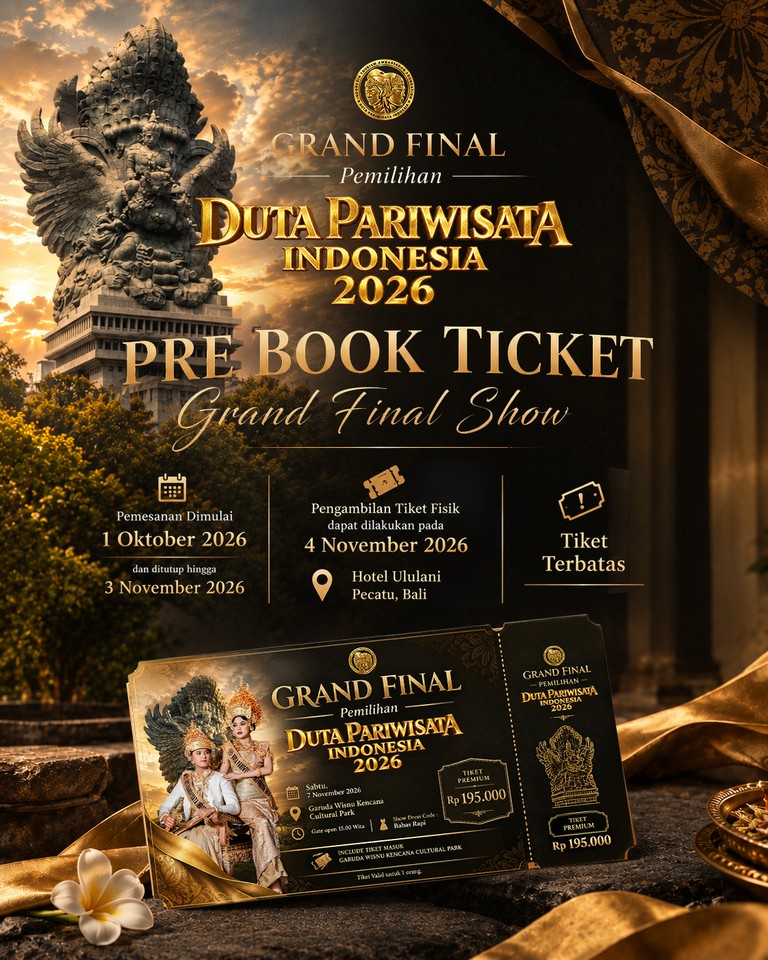 pre book ticket final show pre book ticket final show